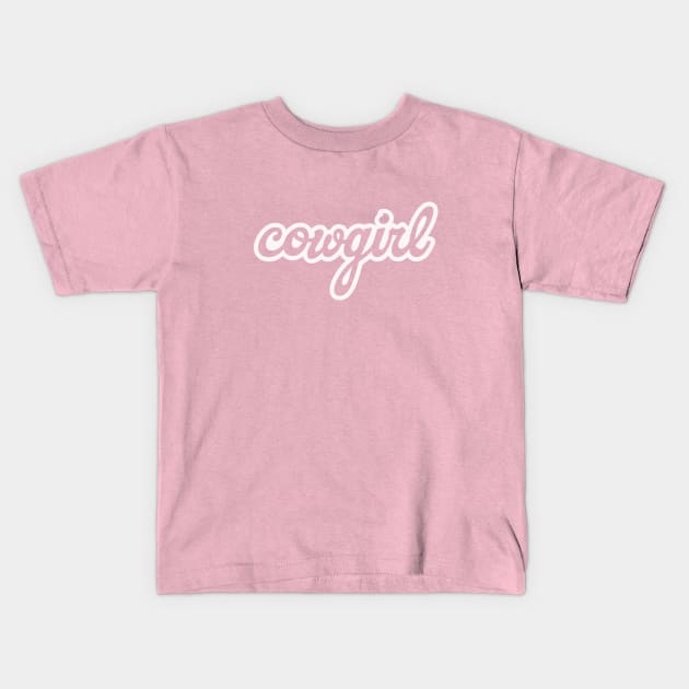 Cowgirl Kids T-Shirt by erock